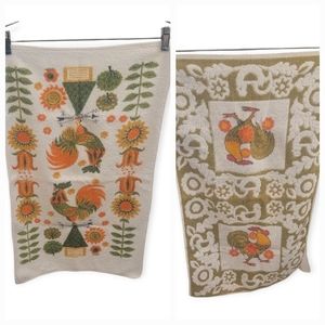 Vintage Rooster Tea Towels